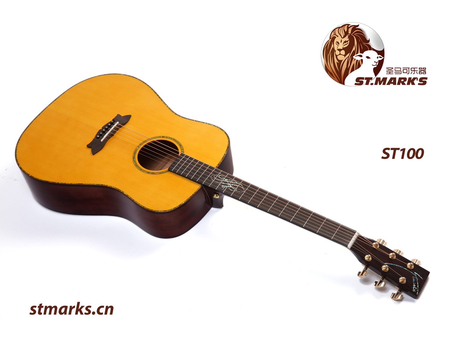 圣马可st100st500全单板吉他